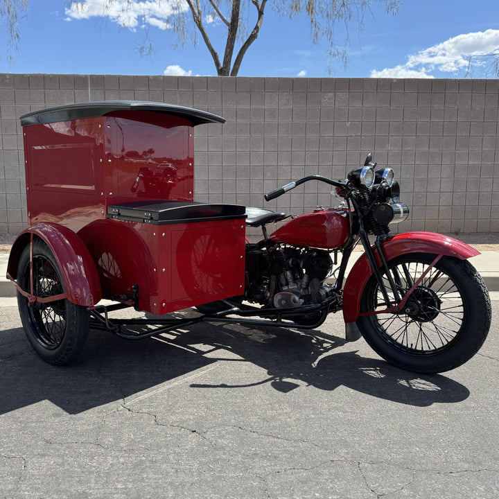 1930 Harley Davidson VL with Package Truck