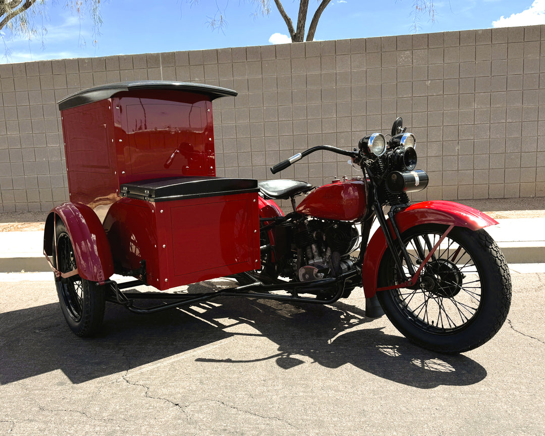 1930 Harley Davidson VL with Package Truck
