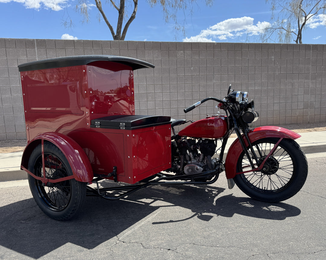 1930 Harley Davidson VL with Package Truck