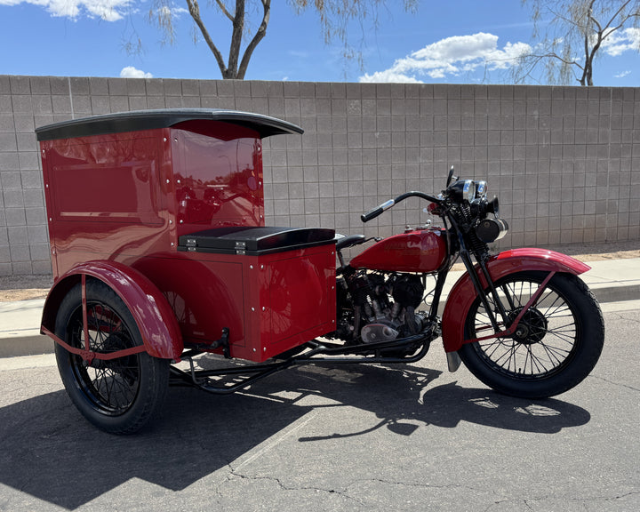 1930 Harley Davidson VL with Package Truck