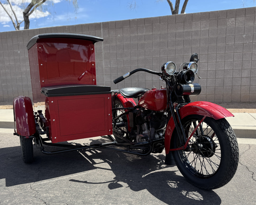 1930 Harley Davidson VL with Package Truck