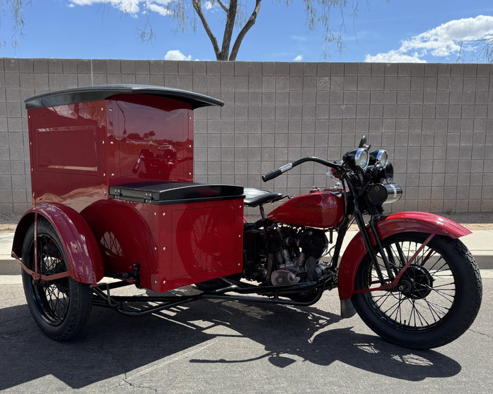 1930 Harley Davidson VL with Package Truck