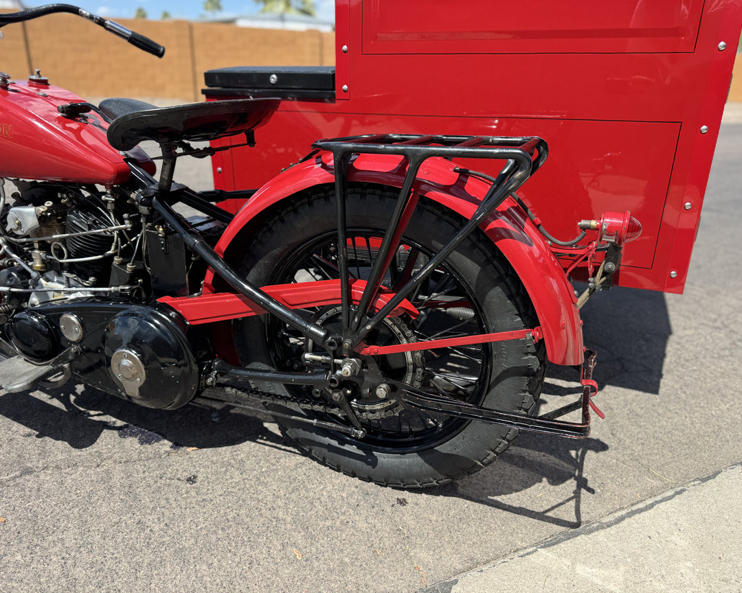 1930 Harley Davidson VL with Package Truck