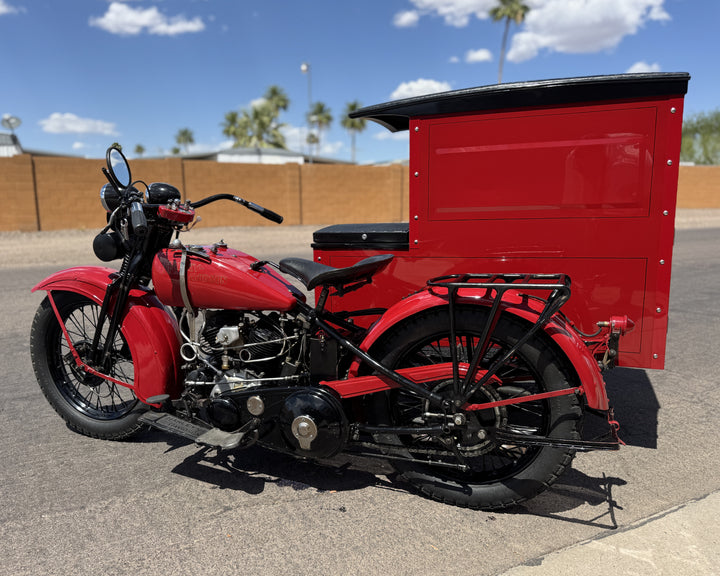 1930 Harley Davidson VL with Package Truck