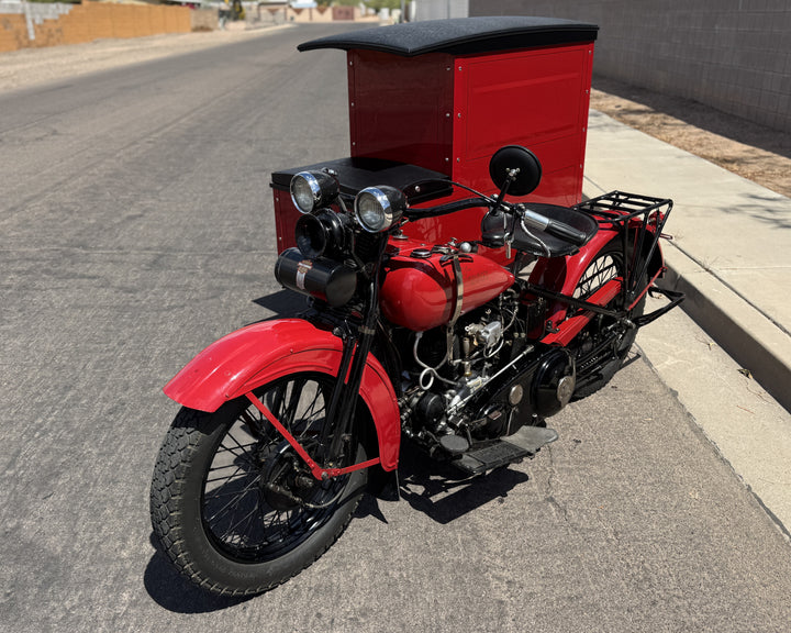 1930 Harley Davidson VL with Package Truck