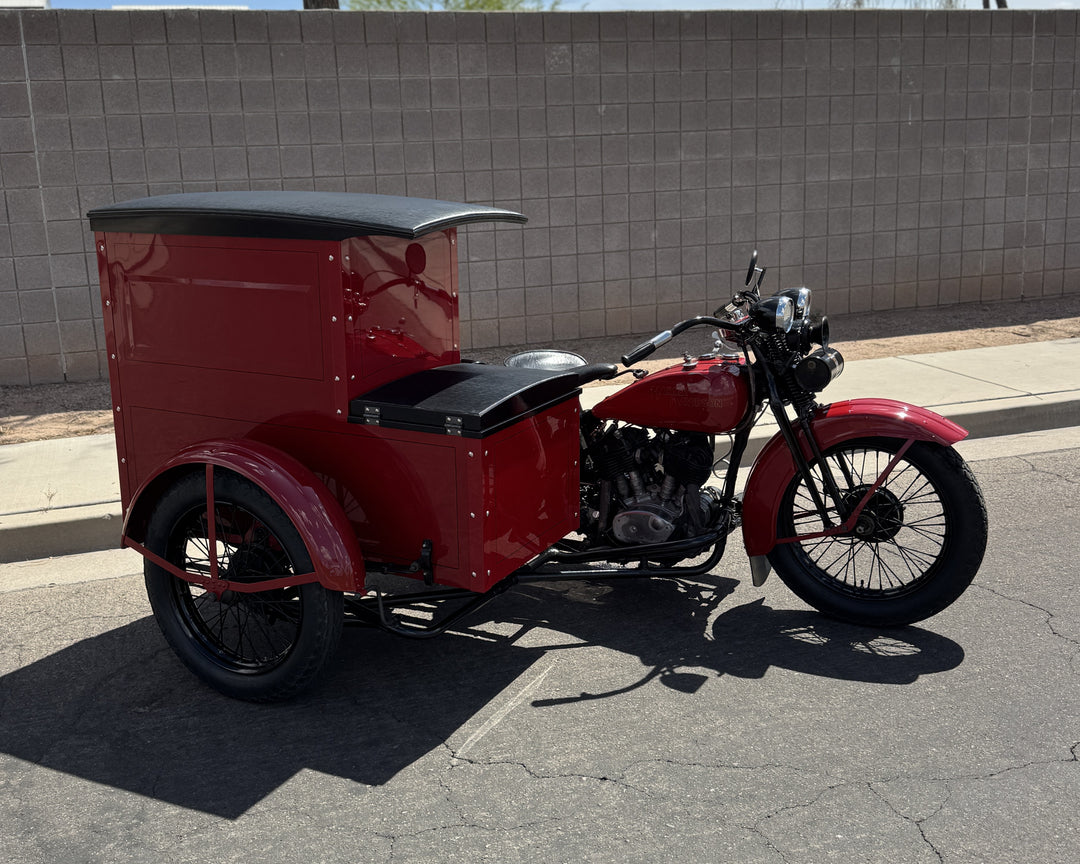 1930 Harley Davidson VL with Package Truck