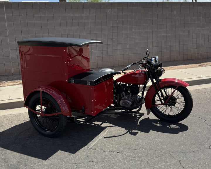 1930 Harley Davidson VL with Package Truck