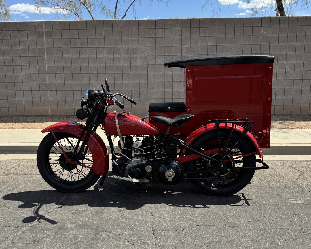 1930 Harley Davidson VL with Package Truck