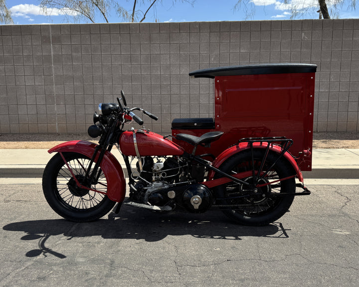 1930 Harley Davidson VL with Package Truck