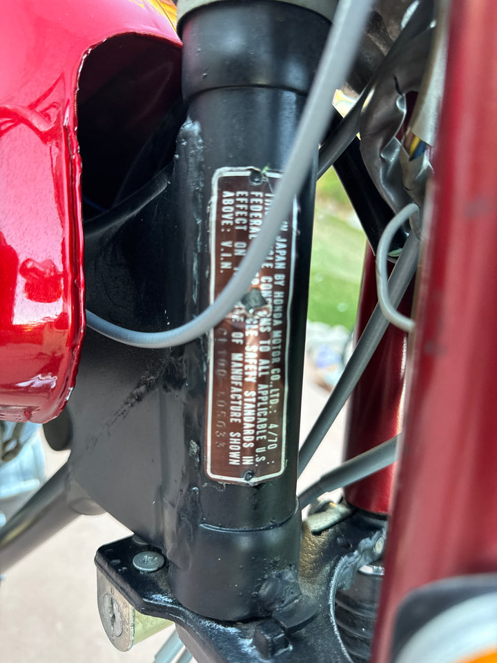 1970 Honda CL100 Scrambler